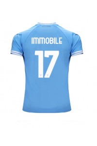 Lazio Ciro Immobile #17 Fotballdrakt Hjemme Klær 2022-23 Korte ermer
